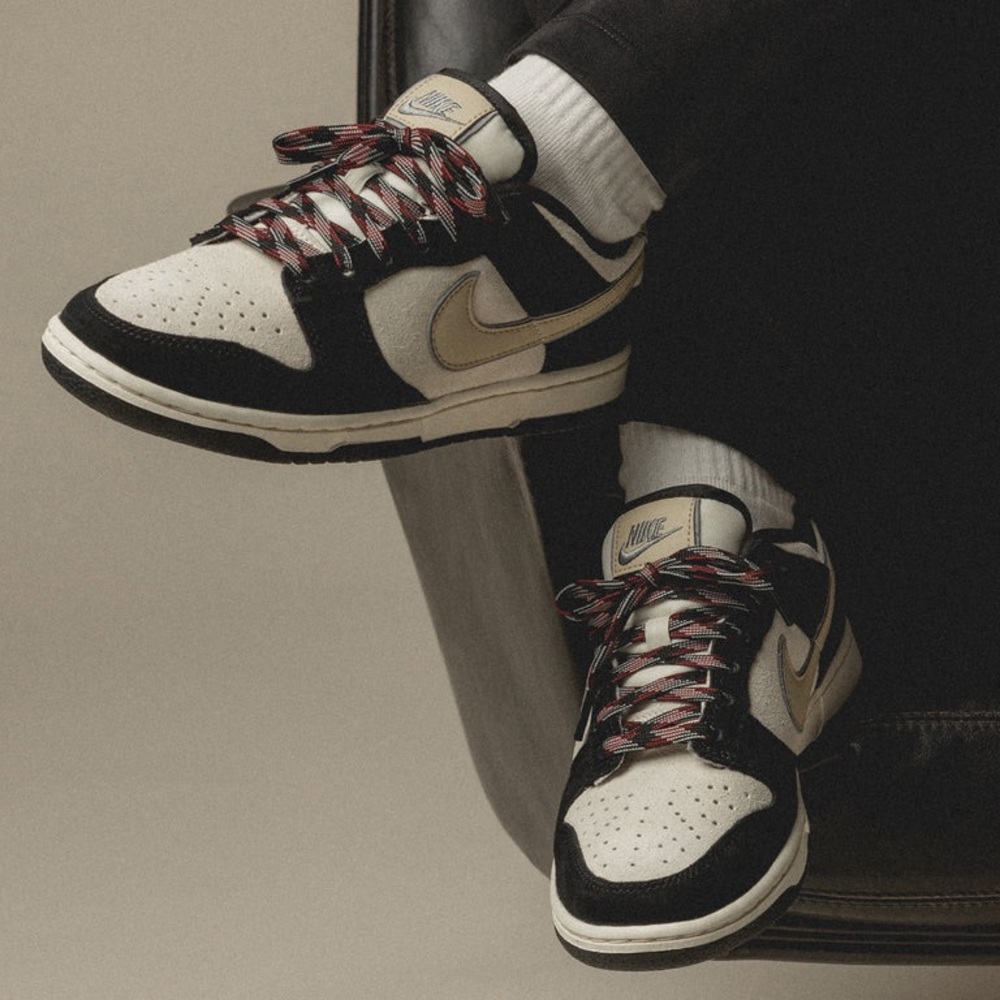 Nike SB Dunk Low LX Black Suede Team Gold
